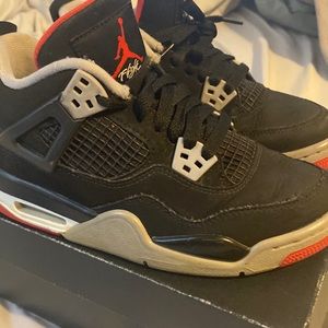 Jordan 4 bred used size 4